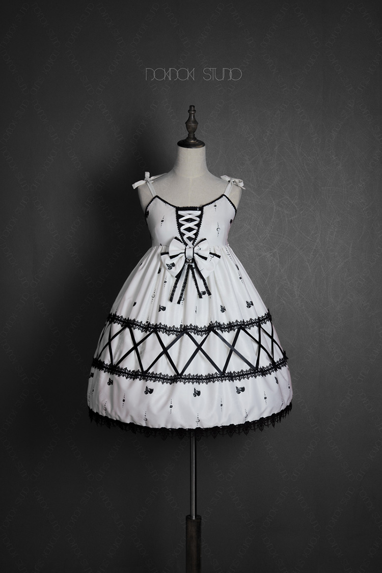 Retro cute lace Lolita dress