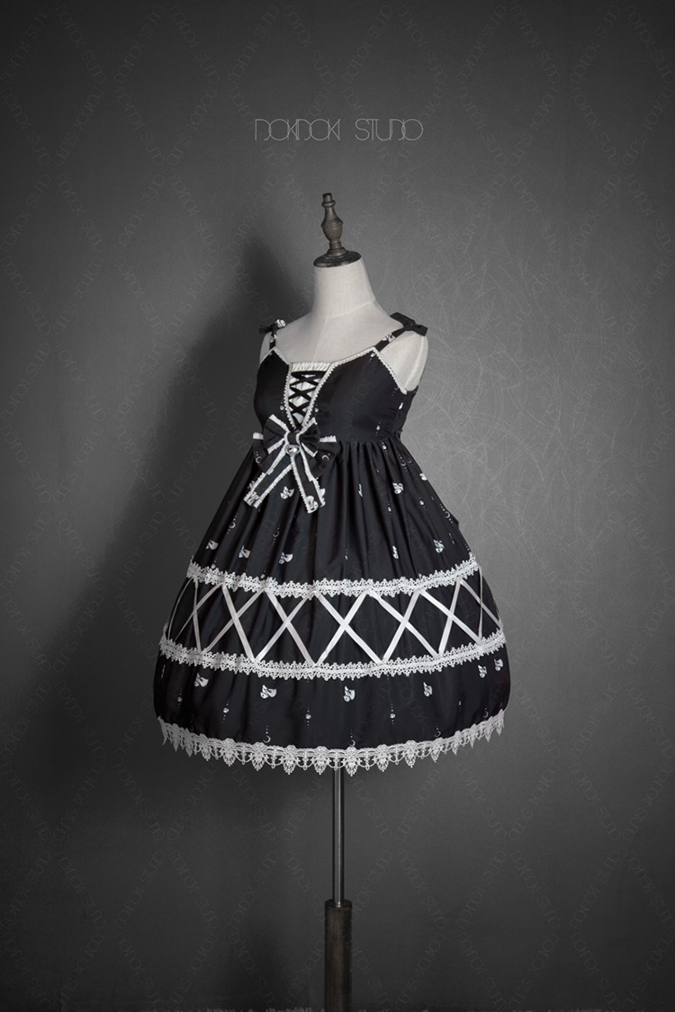 Retro cute lace Lolita dress