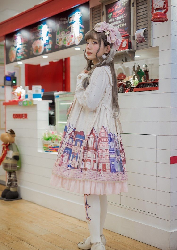 Equinox Lolita Studio -Toorak Road of Cats Kingdom- Lolita OP Dress