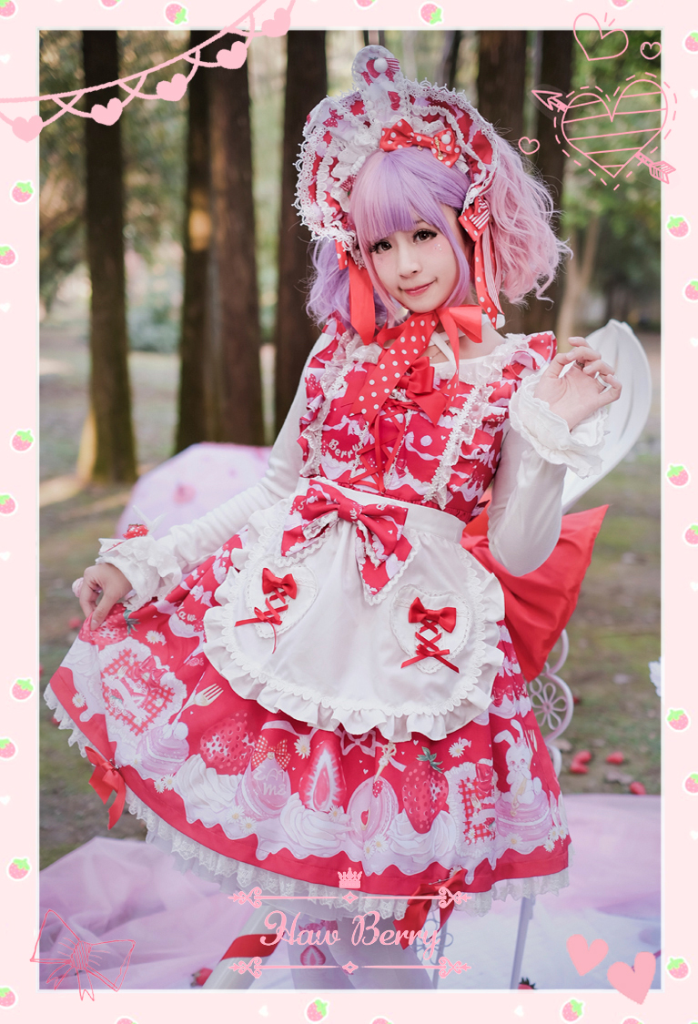 Strawberry Temptation Apron