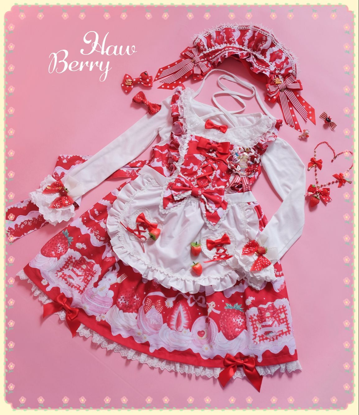 Strawberry Temptation Apron