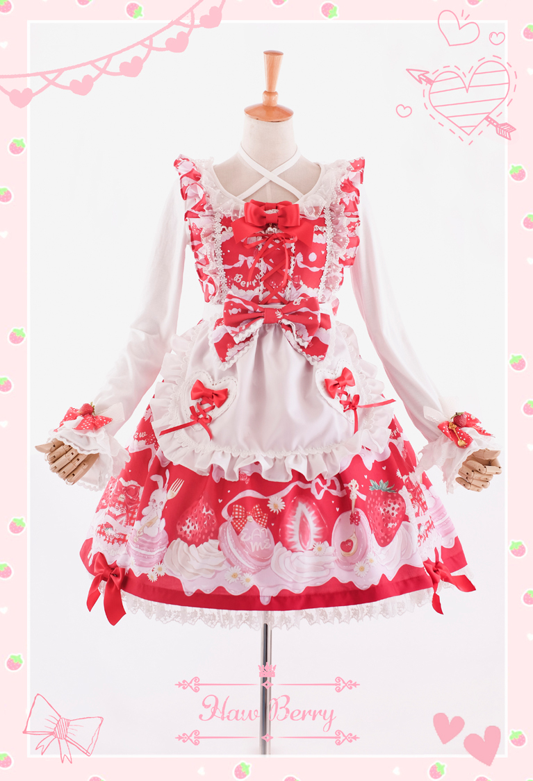 Strawberry Temptation Apron