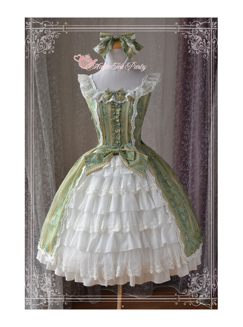 Magic Tea Party Aideli Series Palace Style Sleeveless Dress Classic Lolita