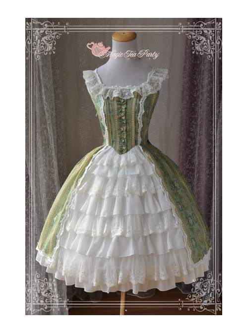 Magic Tea Party Aideli Series Palace Style Sleeveless Dress Classic Lolita