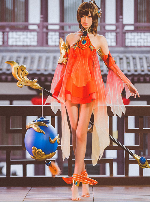 Arena of Valor:5v5 Arena Game Da Qiao The Obsidian Of The Sea Cosplay Costume