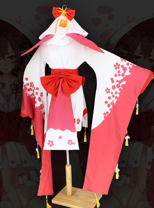 Onmyoji SR Shikigami Peach Blossom Demon Cosplay Costume
