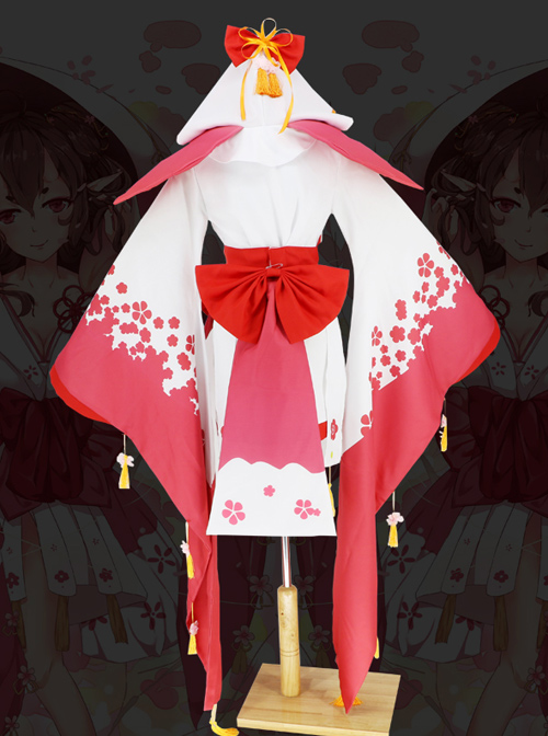 Onmyoji SR Shikigami Peach Blossom Demon Cosplay Costume
