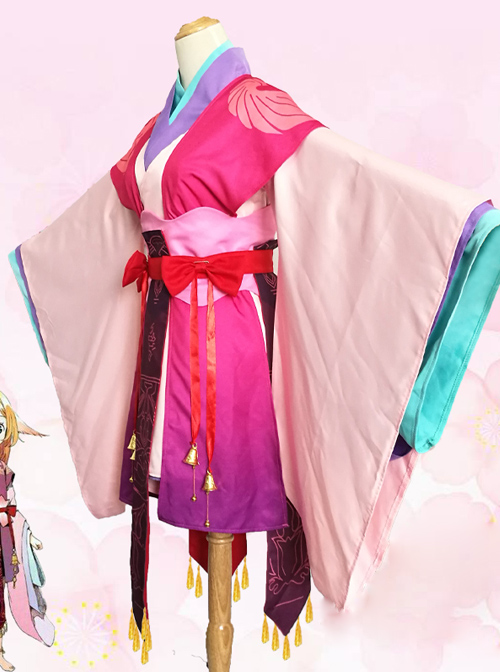 Fox Demon Little Matchmaker Tu Shan Su Su Cosplay Costume Amelioration Kimono
