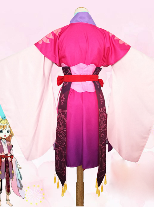 Fox Demon Little Matchmaker Tu Shan Su Su Cosplay Costume Amelioration Kimono