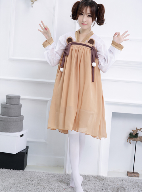 Retro Daily Han Chinese Clothing Chinese style Lolita Dress