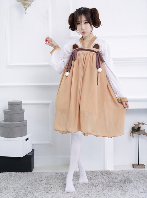 Retro Daily Han Chinese Clothing Chinese style Lolita Dress