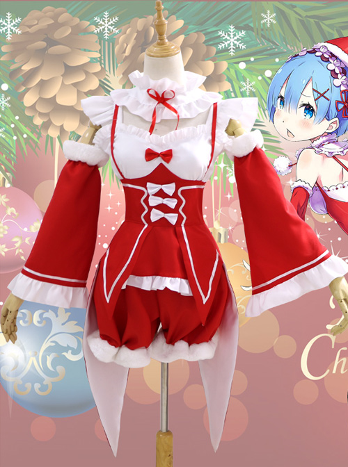 Re: Life In A Different World From Zero Rem Or Ram Christmas Cosplay Costume