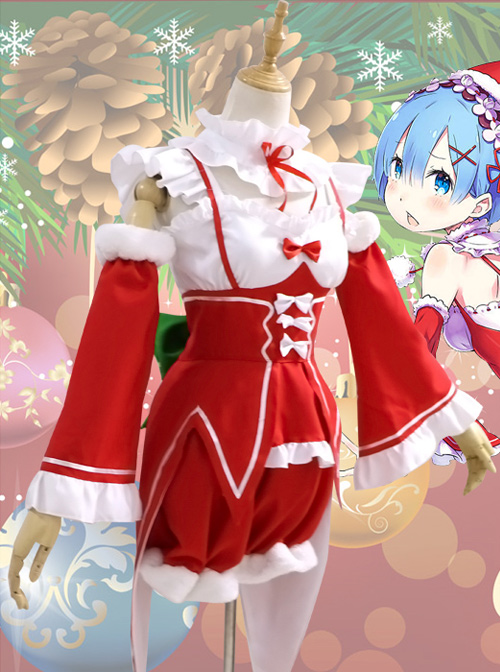 Re: Life In A Different World From Zero Rem Or Ram Christmas Cosplay Costume