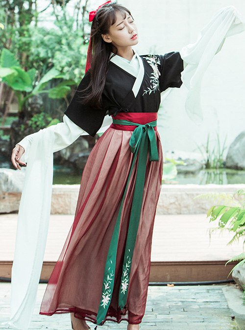 Chinese Style Embroidery Ancient Costume Special Lolita Dress