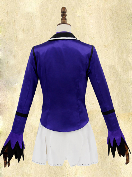 Fate Grand Order Saber Purple Uniform Cosplay Costume