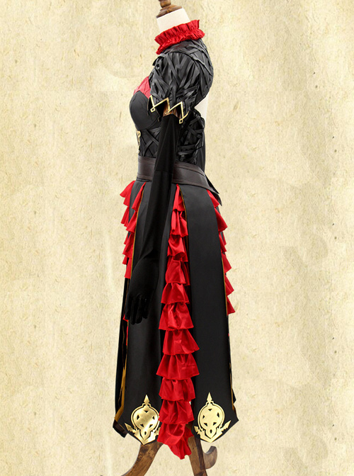 Death Alice Cinderella Black-red Dress Cosplay Costume