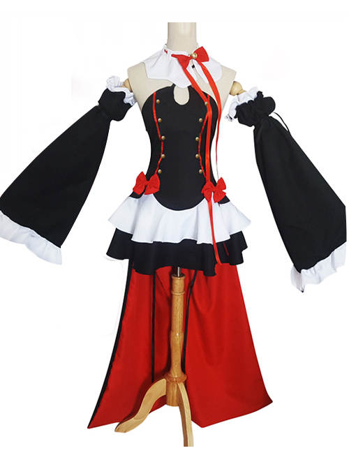 Details about   Seraph of the End Krul Tepes Cosplay Costume Attire Lotita Gothic Girls Dresses 