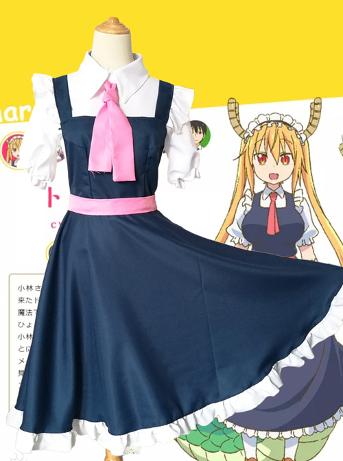 Miss Kobayashi\'s Dragon Maid Thor Maid Dress Cosplay Costume