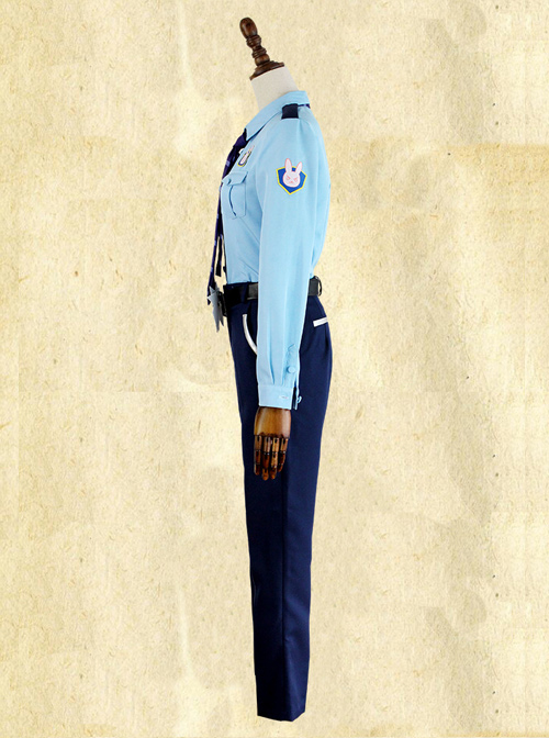 Overwatch D.VA Policewoman Game Cosplay Costume