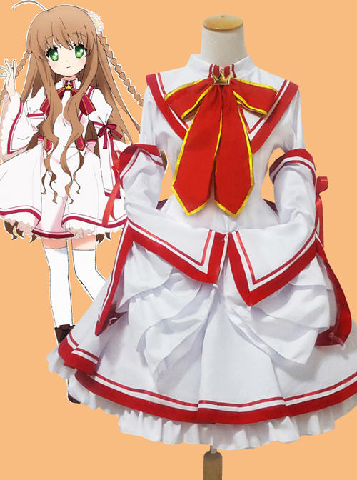 Rewrite Kanbe Kotori School Uniform Cosplay Costumes