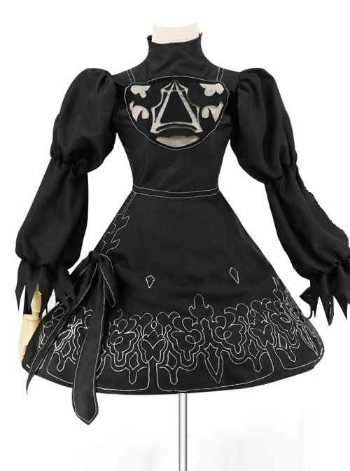 NieR: Automata 2B9S Black Cosplay Costumes