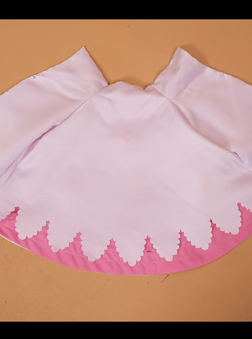 Card Captor Sakura KINOMOTO SAKURA Pink Cosplay Costumes
