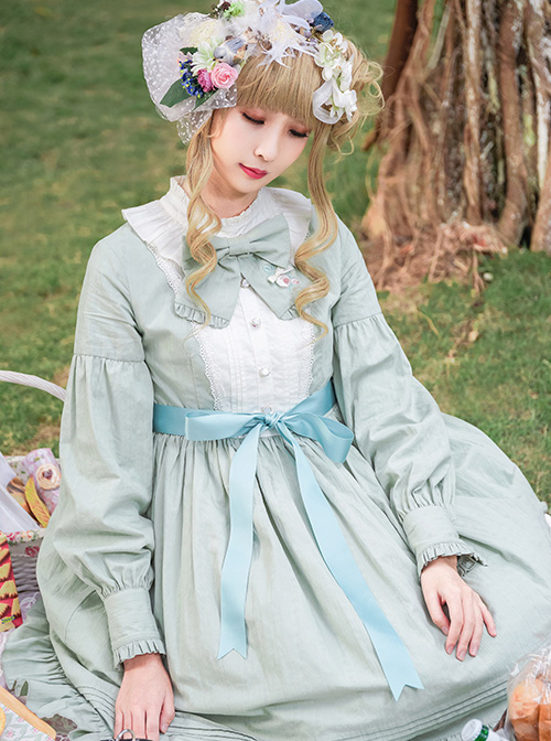 Rose Manor Classic Lolita Long Sleeve Dress