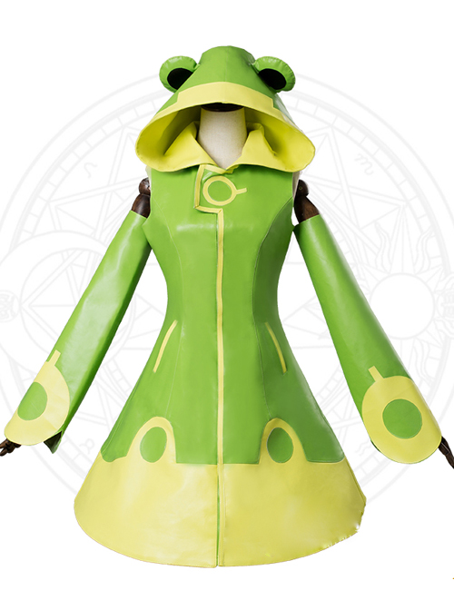 Card Captor Sakura KINOMOTO SAKURA Frog Battle Suit Cosplay Costumes