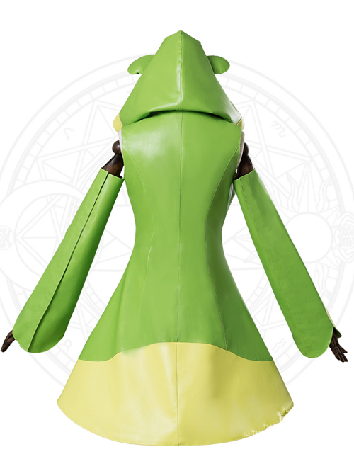 Card Captor Sakura KINOMOTO SAKURA Frog Battle Suit Cosplay Costumes