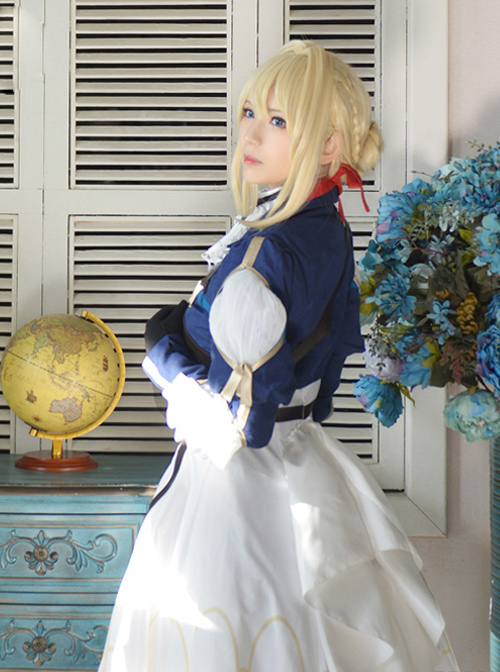 Violet Evergarden Cosplay. Cute Lolita Dress for Halloween