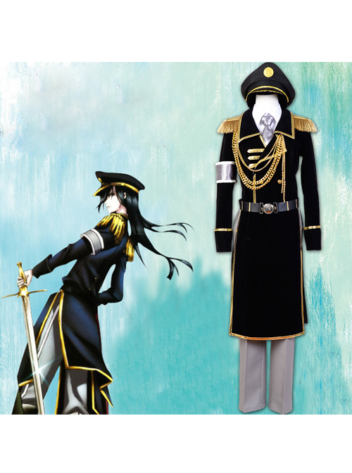 K Military Uniform Series Yatogami Kuroh Male Cosplay Costumes