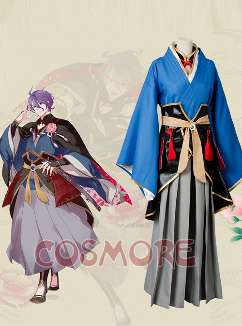 Touken Ranbu Online Kasenkanesada Male Kimono Cosplay Costumes