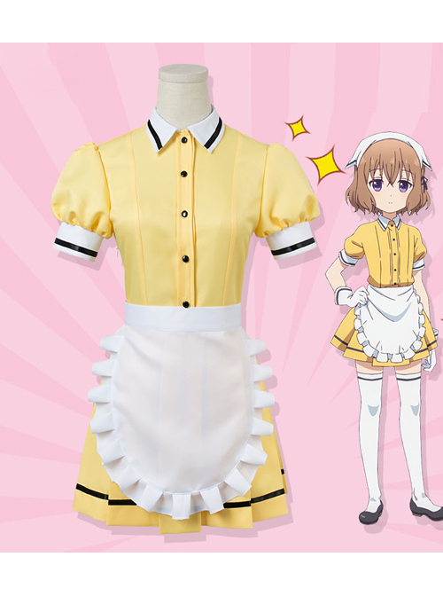 Blend·S Hoshikawa Mafuyu Maid Female Cosplay Costumes