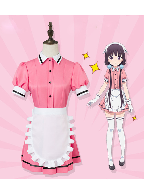 Blend·S Sakuranomiya Maika Maid Female Cosplay Costumes