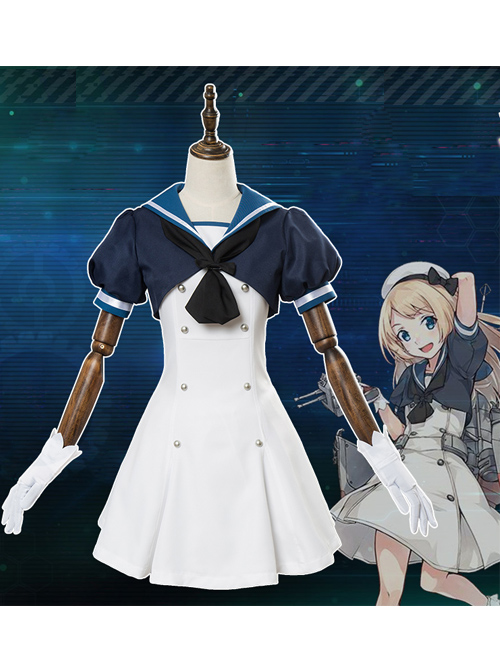 Kantai Collection J-class Destroyer HMS Jervis Female Cosplay Costumes