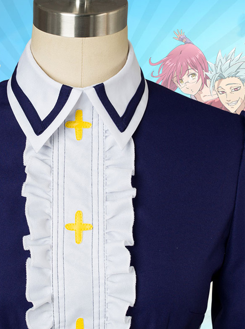 The Seven Deadly Sins:Resurrection Of The Commandments Elizabeth Liones Maid Wear Cosplay Costumes