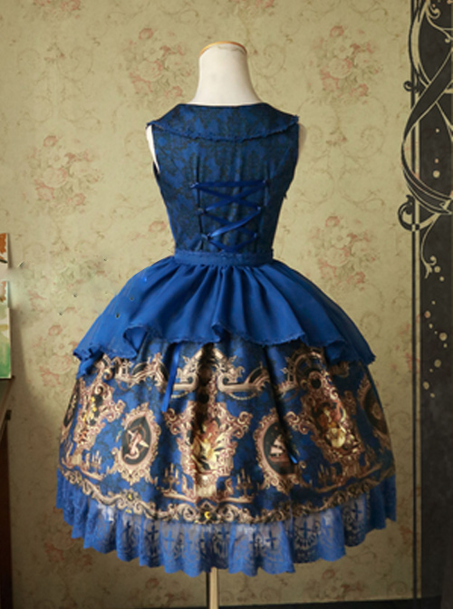Magic Tea Party Siren’s Song Original Print Dress Lolita Specials