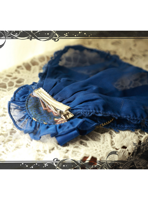 Magic Tea Party Siren’s Song Original Print Hair Clip Lolita