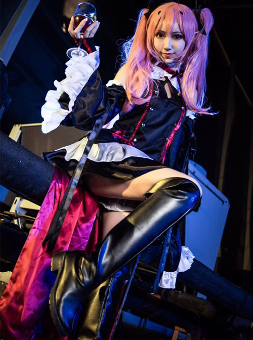 Seraph Of The End Krul Tepes Vampire Queen Female Cosplay Costumes