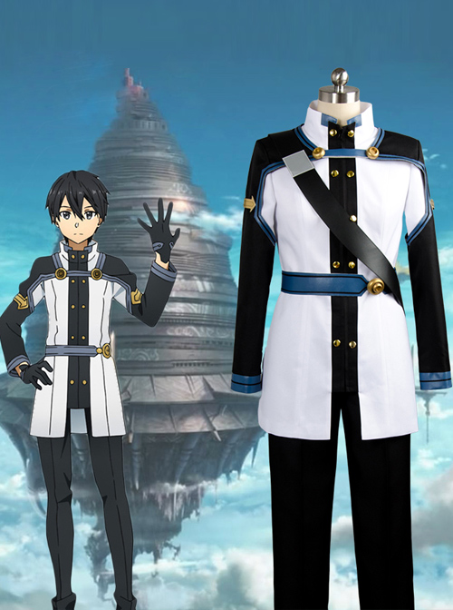 Sword Art Online Theatrical Version Kirigaya Kazuto Male Cosplay Costumes Wig