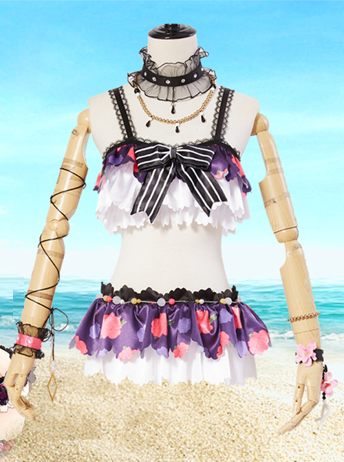 LoveLive!Sunshine!! Aqours Tsushima Yoshiko Female Swimsuit Cosplay Costumes