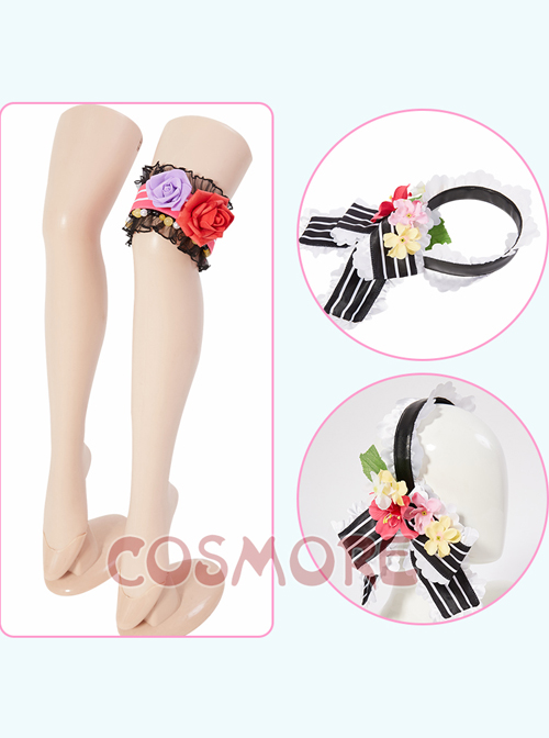 LoveLive!Sunshine!! Aqours Tsushima Yoshiko Female Swimsuit Cosplay Costumes