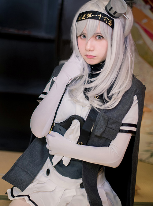 Kantai Collection Kan Musume Suzutsuki Female Cosplay Costumes