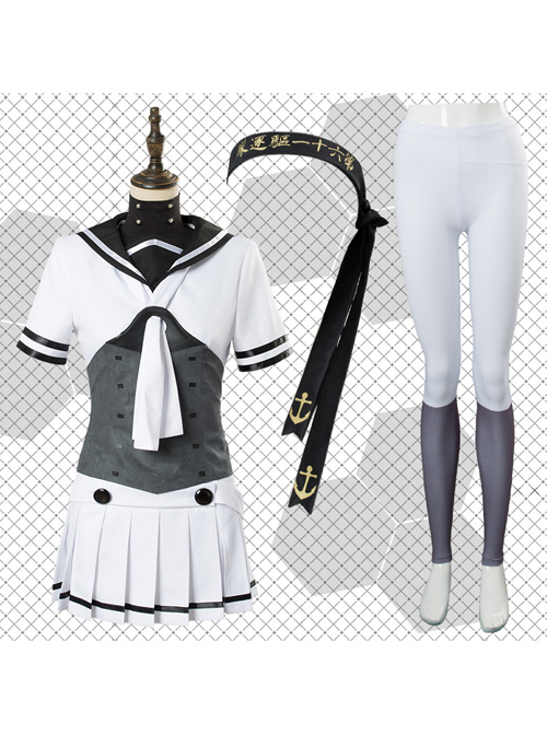 Kantai Collection Kan Musume Suzutsuki Female Cosplay Costumes
