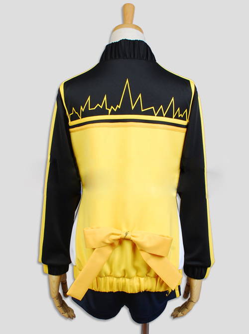 Vocaloid Project DIVA-f Kagamine Rin Full Set Of Daily Uniforms Female Cosplay Costumes