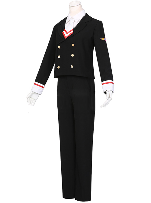 Cardcaptor Sakura LI SYAORAN Middle School Uniform Spot Cosplay Costumes