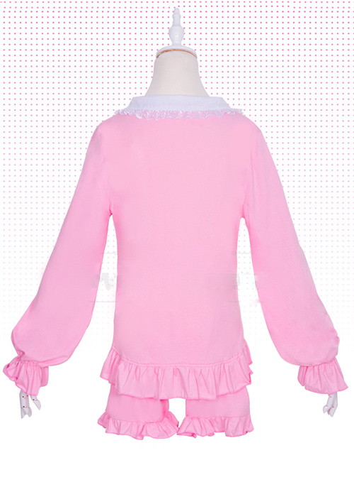 Professor Eromanga Izumi Sagiri Pink Pajamas Bow Headdress Spot Cosplay Costumes