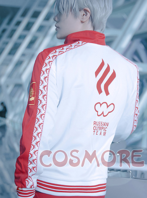 YURI!!! ON ICE Victor Nikiforov Full Team Uniform Male Cosplay Costumes