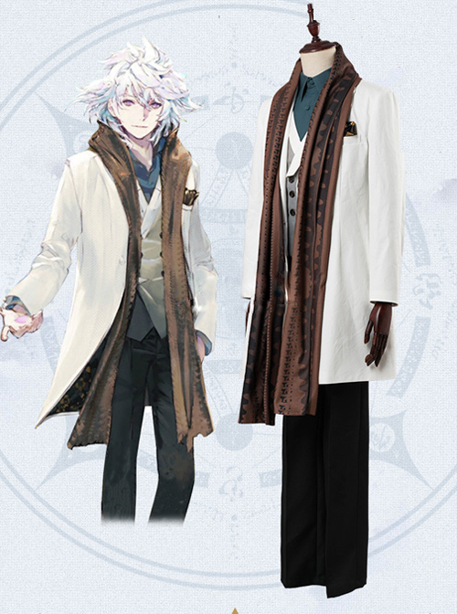 Fate Grand Order Merlin Third Anniversary Daily Uniform Male Presale Cosplay Costumes
