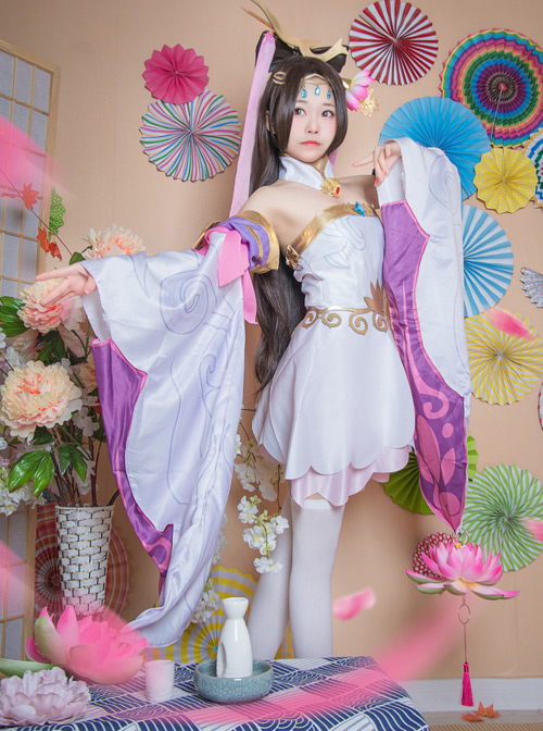 Honour Of Kings Diao Chan Lolita Princess Dress Peerless Dancer Cosplay Costumes